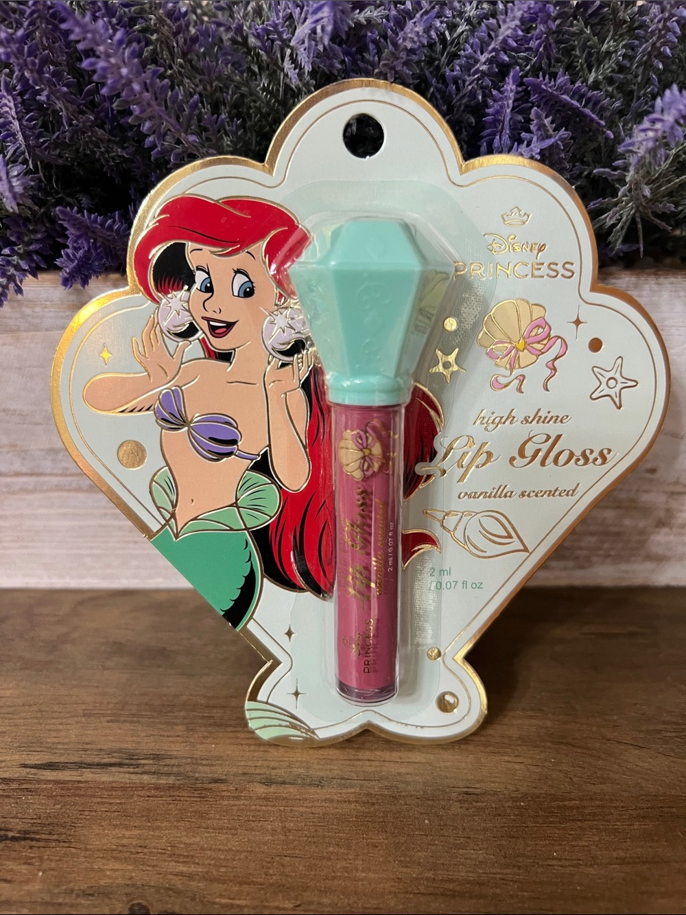 Disney Princess Ariel High Shine Lip Gloss - Pink